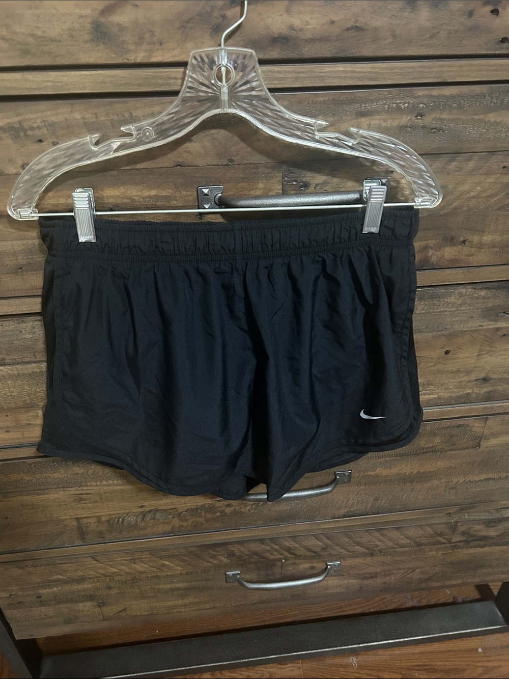 Nike DriFit Women's Black Running Shorts. Athletic. Runner. Sporty.